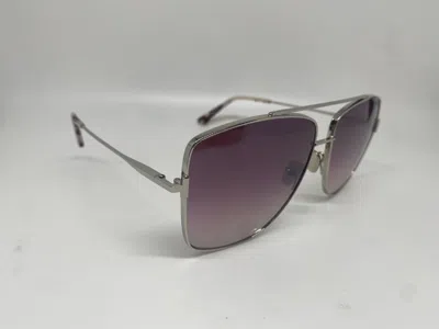 Pre-owned Tom Ford Ft838 16u Reggie Shiny Palladium Bordeaux Sunglasses 61-14-140mm In Red