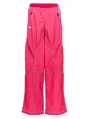 Tom Ford Logo Track Pants With Overlock Stitch In Fuchsia