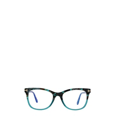 Tom Ford Full Frame Plain Mirror In Blue