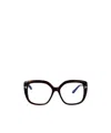 Tom Ford Blue Light Block Cat Eye Ladies Eyeglasses Ft5949-b 001 56 In Dark Tortoise
