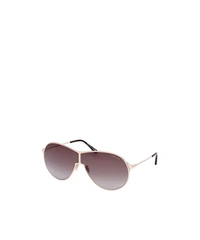Tom Ford Full Frame Sunglasses In Brown