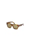 Tom Ford Tortoiseshell Square-frame Sunglasses In Brown