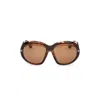 Tom Ford Full Frame Sunglasses In Brown