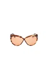 Tom Ford Full Frame Sunglasses In Metallic