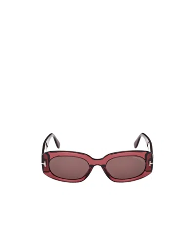 Tom Ford Full Frame Sunglasses In Brown