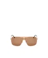 Tom Ford Full Frame Sunglasses In Gold