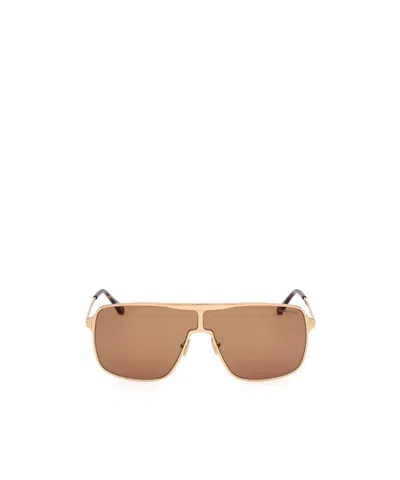 Tom Ford Full Frame Sunglasses In Gold