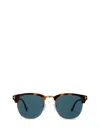 Tom Ford Eyewear Henry Round Frame Sunglasses In Blue