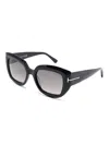 Tom Ford Full Frame Sunglasses In Black