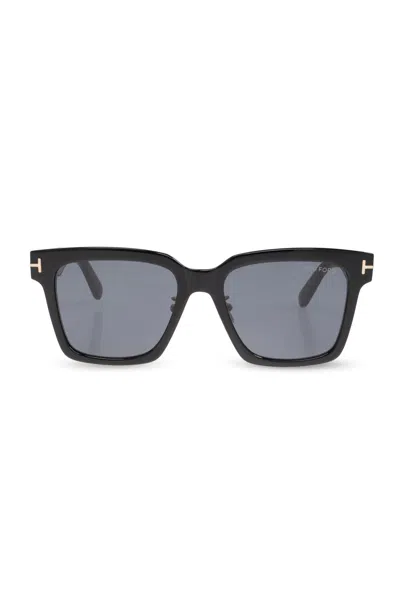 Tom Ford Full Frame Sunglasses In Gray