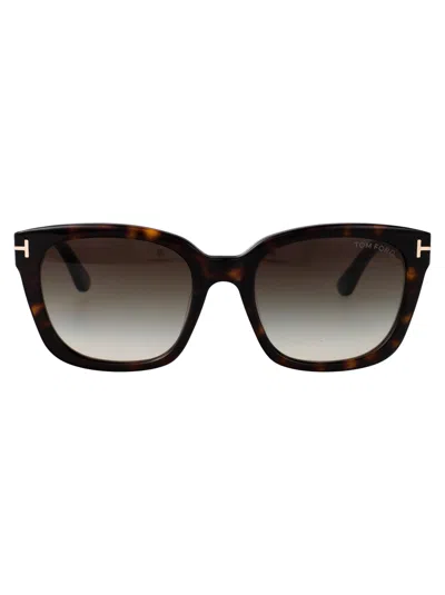 Tom Ford Full Frame Sunglasses In Black
