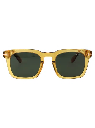 Tom Ford Full Frame Sunglasses In Brown