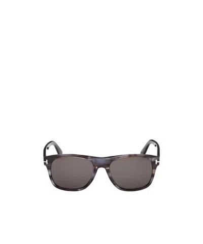 Tom Ford Full Frame Sunglasses In Gray