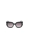 Tom Ford Saltzman Acetate Butterfly Sunglasses In Black