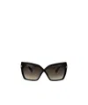 Tom Ford Cat-eye Frame Sunglasses In Black