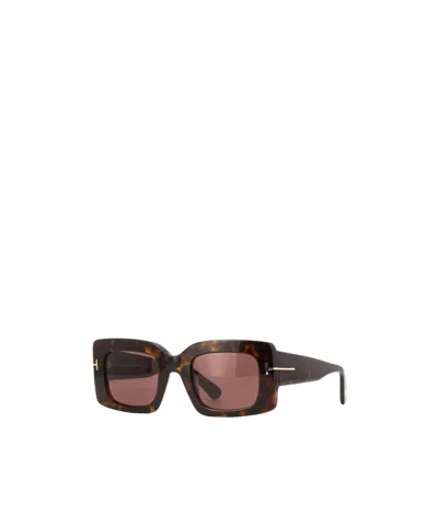 Tom Ford Full Frame Sunglasses In Brown