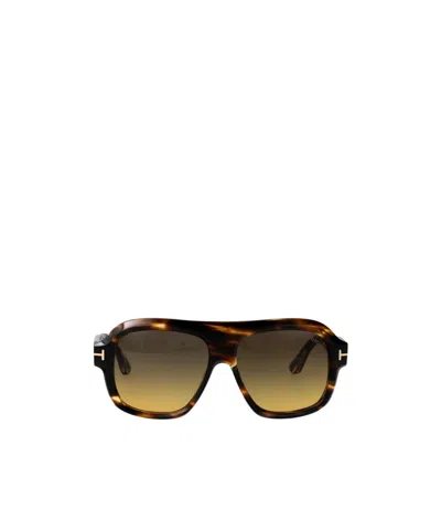 Tom Ford Full Frame Sunglasses In Black