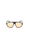 Tom Ford Erol Aviator Sunglasses In Neutral