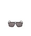 Tom Ford Eyewear Kemp Pilot Frame Sunglasses In Gray