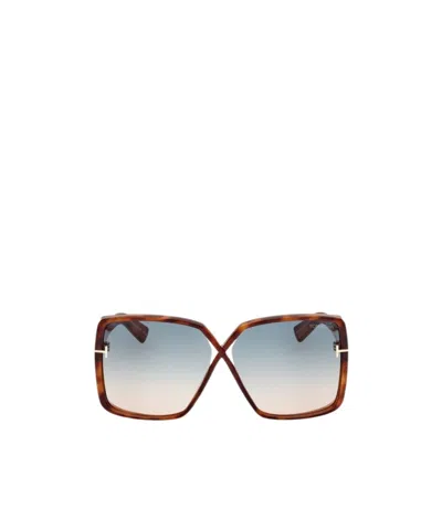 Tom Ford Full-frame Sunglasses In White