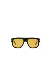 Tom Ford Icon 59mm Pilot Sunglasses In Black