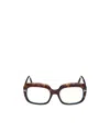 Tom Ford Full-rimmed Plano Lenses In Brown