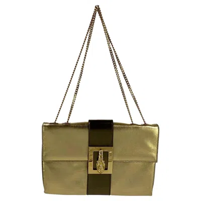 Pre-owned Tom Ford F/w 2000 Gucci By  Gold Leather Dionysus Clutch Crossbody Shoulder Bag In Brown
