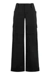 Tom Ford Cargo Pants With Concealed Zipper Closure In Black