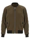 Tom Ford Ribbed Bomber Jacket With Button Accents