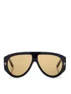 Tom Ford Bronson 60mm Gradient Pilot Sunglasses