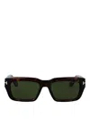 Tom Ford Rectangular Sunglasses Ft1203 52 N In Brown