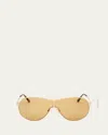 Tom Ford Gaia Metal Aviator Sunglasses In Multi