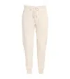 Tom Ford Tapered Garment-dyed Cotton-jersey Sweatpants In Ivory