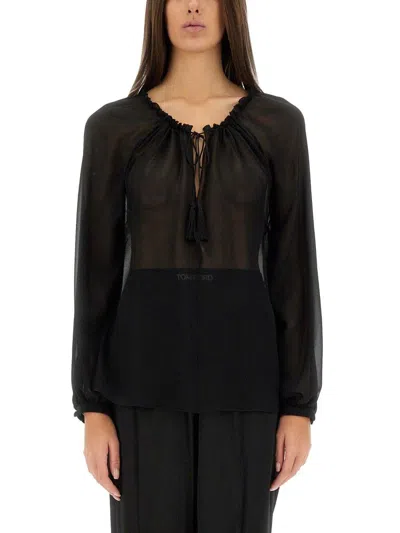 Tom Ford Blouse In Black