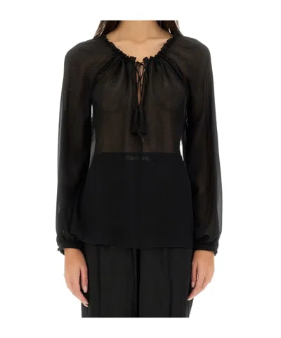 TOM FORD TOM FORD GATHERED TOP