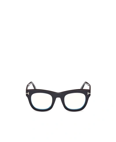 Tom Ford Geometric Frame Flat Mirror In Black