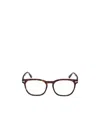 Tom Ford Geometric Frame Flat Mirror In Brown