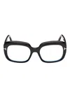Tom Ford Geometric-frame Glasses In Black