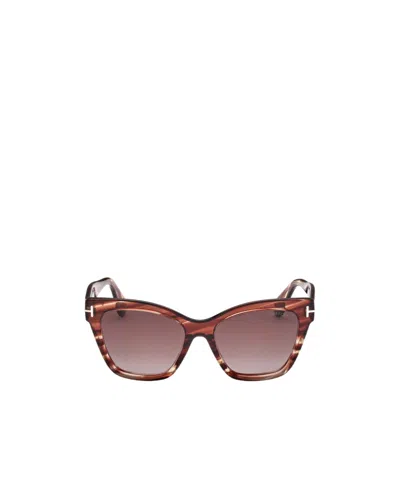 Tom Ford Geometric Frame Sunglasses