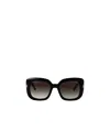Tom Ford Geometric Frame Sunglasses In Black