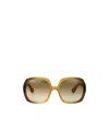 Tom Ford Geometric Frame Sunglasses In Neutral