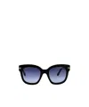Tom Ford Geometric Frame Sunglasses In Black