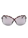 Tom Ford Geometric-frame Sunglasses In Brown