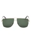 Tom Ford Geometric-frame Sunglasses In Gold