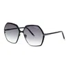 Tom Ford Geometric Full Rim, With A Rose Gold Frame And Gradient Rose Lens.
