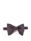 Tom Ford Geometric-pattern Bow Tie In Pink
