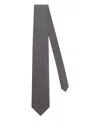 Tom Ford Geometric-pattern Tie In Brown