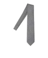 Tom Ford Geometric Pattern Tie In Gray