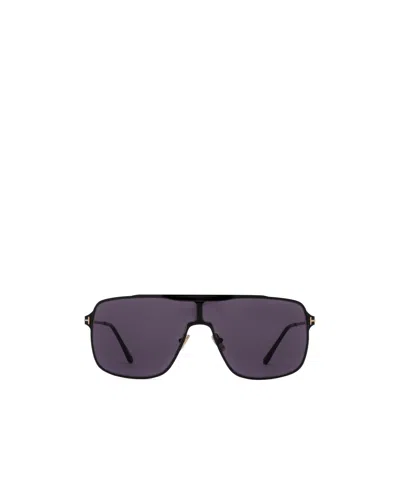 Tom Ford Geometric Sunglasses In Purple