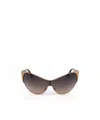 Tom Ford Geometric Sunglasses In Brown